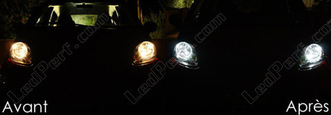 LED światła postojowe xenon biały Toyota Aygo