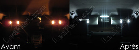 LED lusterka w osłonach przeciwsłonecznych Toyota Corolla Verso