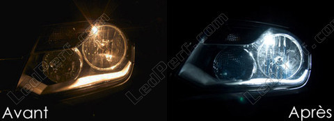 LED światła postojowe xenon biały Volkswagen Amarok