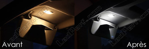 LED lusterek w osłonach przeciwsłonecznych Volkswagen Golf 4