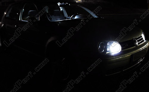 LED światła postojowe xenon biały Volkswagen Golf 4