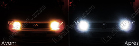 LED światła postojowe xenon biały Volkswagen Golf 4