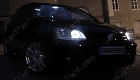 LED światła postojowe xenon biały Volkswagen Golf 5