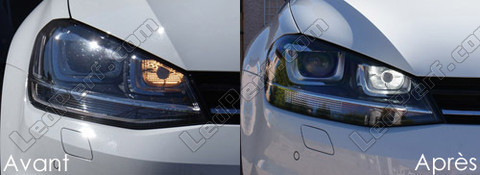 LED światła do jazdy dziennej - dzienne Volkswagen Golf 7 Dwu-Xenon PXA