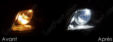 LED światła postojowe xenon biały Volkswagen Passat B5