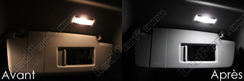 LED lusterka w osłonach przeciwsłonecznych Volkswagen Passat B7