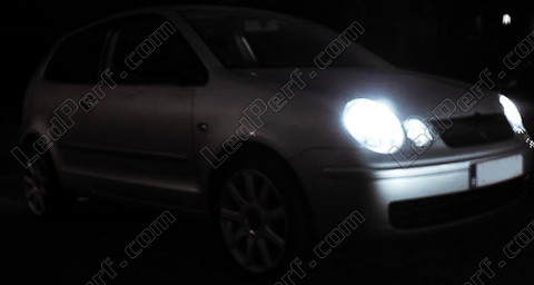 LED światła postojowe xenon biały Volkswagen Polo 4 (9N1)