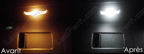 LED lusterek w osłonach przeciwsłonecznych Volkswagen Polo 4 (9N3)