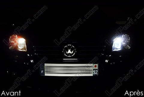 LED światła postojowe xenon biały Volkswagen Polo 4 (9N3)