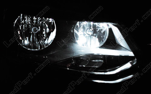 LED światła postojowe xenon biały Volkswagen Polo 6r 2010