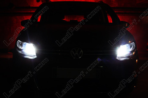 LED światła postojowe xenon biały Volkswagen Sharan 7N 2010 I