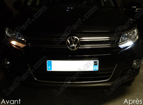 LED światła postojowe xenon biały Volkswagen Tiguan Facelift