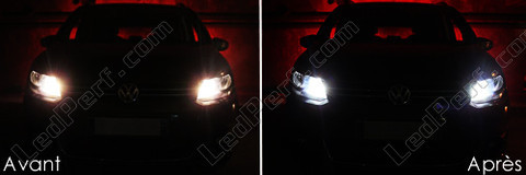 LED światła postojowe xenon biały Volkswagen Touran V3