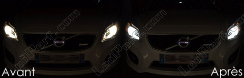 żarówka Xenon efekt Światła mijania Volvo C30 LED