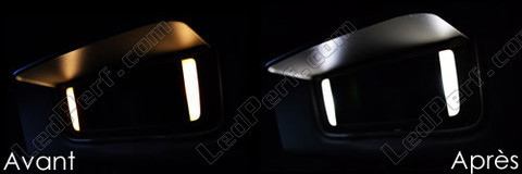 LED lusterek w osłonach przeciwsłonecznych Volvo C30