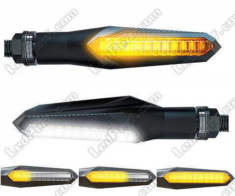 Dynamiczne kierunkowskazy LED 2 w 1 ze Światła do jazdy dziennej dla Gilera Fuoco 500