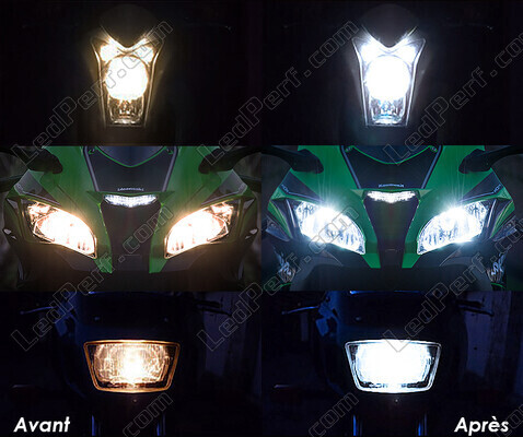 LED Światła mijania i drogowe LED Indian Motorcycle Chief blackhawk / dark horse / bomber 1720 (2010 - 2013)