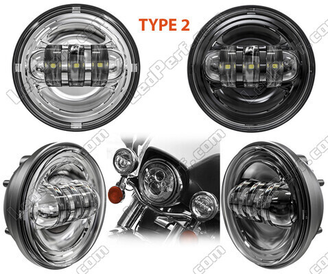 Optyki LED do dodatkowe reflektory Indian Motorcycle Chief classic / standard 1720 (2009 - 2013)
