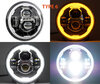Reflektor LED Typ 6 do Royal Enfield Bullet 350 (2023 - 2023) - Homologowana optyka motocykl okrągły