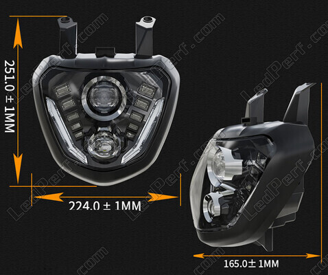 Reflektor LED do Yamaha MT-07 (2014 - 2017)