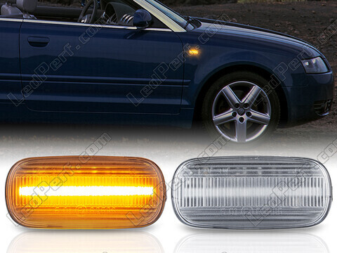 Dynamiczne boczne kierunkowskazy LED dla Audi A8 D3