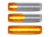 Oświetlenie sekwencyjnych przezroczystych bocznych kierunkowskazów LED dla BMW serii 5 (E39)
