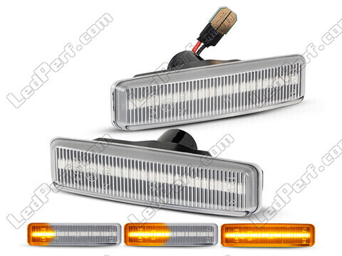 Sekwencyjne boczne kierunkowskazy LED dla BMW serii 5 (E39) - Wersja przezroczysta
