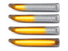 Oświetlenie sekwencyjnych przezroczystych bocznych kierunkowskazów LED dla BMW serii 7 (E65 E66)