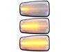 Oświetlenie sekwencyjnych przezroczystych bocznych kierunkowskazów LED dla Citroen Jumpy (2007 - 2012)