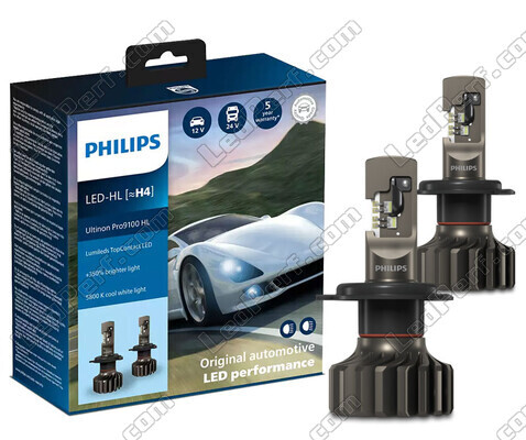 Zestaw żarówek LED Philips do Fiat Panda II - Ultinon Pro9100 +350%