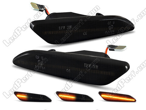 Dynamiczne boczne kierunkowskazy LED dla Fiat Tipo III - Wersja czarna dymiona