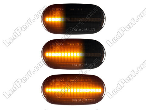 Oświetlenie dynamicznych czarnych bocznych kierunkowskazów LED dla Honda Accord 8G