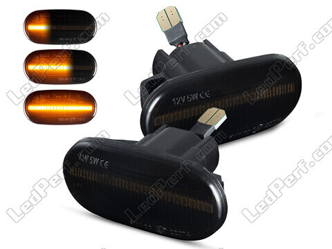 Dynamiczne boczne kierunkowskazy LED dla Honda Civic 8G - Wersja czarna dymiona