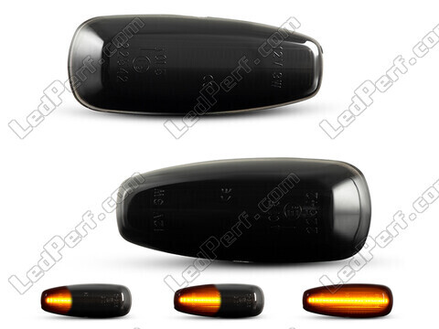 Dynamiczne boczne kierunkowskazy LED dla Hyundai I30 MK1 - Wersja czarna dymiona
