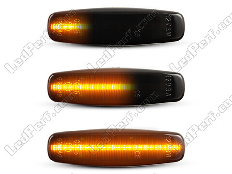 Oświetlenie dynamicznych czarnych bocznych kierunkowskazów LED dla Infiniti FX 37