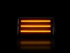 Maksymalne oświetlenie dynamicznych bocznych kierunkowskazów LED dla Jeep Wrangler II (TJ)