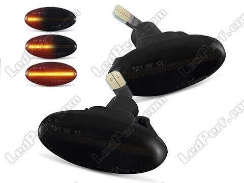 Dynamiczne boczne kierunkowskazy LED dla Mazda 3 phase 1 - Wersja czarna dymiona