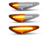 Oświetlenie sekwencyjnych przezroczystych bocznych kierunkowskazów LED dla Mazda 5 phase 2