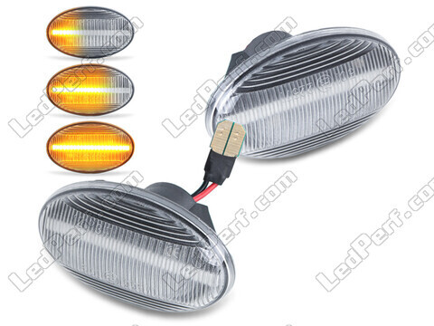 Sekwencyjne boczne kierunkowskazy LED dla Mercedes Citan - Wersja przezroczysta
