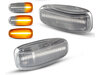 Sekwencyjne boczne kierunkowskazy LED dla Mercedes CLK (W208) - Wersja przezroczysta
