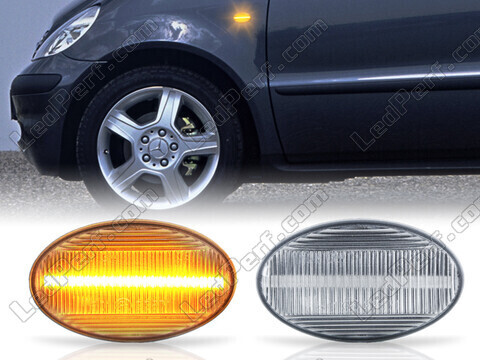 Dynamiczne boczne kierunkowskazy LED dla Mercedes Klasa A (W168)