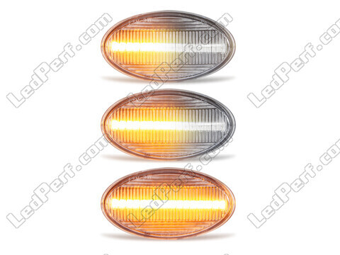 Oświetlenie sekwencyjnych przezroczystych bocznych kierunkowskazów LED dla Mini Cabriolet II (R52)