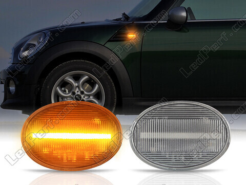 Dynamiczne boczne kierunkowskazy LED dla Mini Cabriolet III (R57)