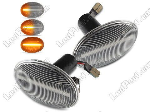Sekwencyjne boczne kierunkowskazy LED dla Mini Cabriolet III (R57) - Wersja przezroczysta