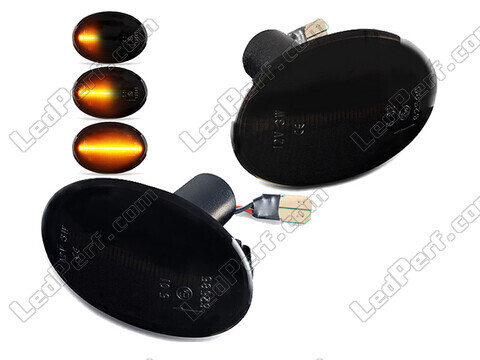 Dynamiczne boczne kierunkowskazy LED dla Mini Cooper III (R56) - Wersja czarna dymiona