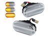 Sekwencyjne boczne kierunkowskazy LED dla Nissan Note (2005 - 2008) - Wersja przezroczysta