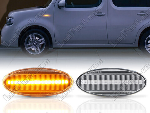 Dynamiczne boczne kierunkowskazy LED v2 dla Nissan Note (2009 - 2013)