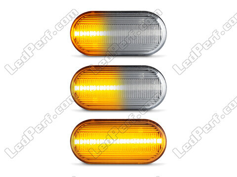 Oświetlenie sekwencyjnych przezroczystych bocznych kierunkowskazów LED dla Nissan Note (2005 - 2008)