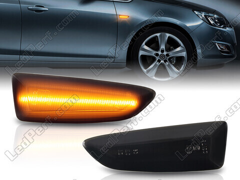 Dynamiczne boczne kierunkowskazy LED dla Opel Astra J
