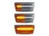 Oświetlenie sekwencyjnych przezroczystych bocznych kierunkowskazów LED dla Opel Meriva B